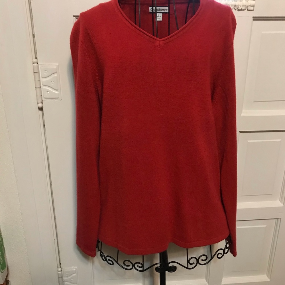 - Croft & Barrow Ladies Red (L) Sweater